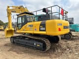 2023 Komatsu PC450-7 crawler excavator, rear three-quarter view