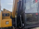 2022 Sany SY75C mini excavator, close-up of cab and boom