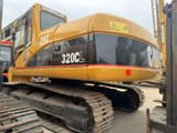 2018 Caterpillar 320CL crawler excavator, rear three-quarter view