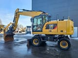 2018 Caterpillar M318F wheel excavator side view