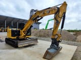 2021 Caterpillar 308CR mini excavator, side view
