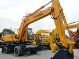 2024 Hyundai R210W-9T wheel excavator, side profile view