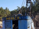 Menck M40 dragline, rear view