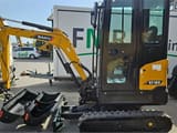Sany SY18C mini excavator, side view