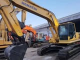 2018 Komatsu PC220-8 crawler excavator, front three-quarter view