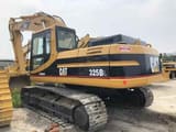 2020 Caterpillar 325BL crawler excavator, rear three-quarter view