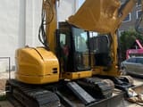 2021 Caterpillar 308C mini excavator, front three-quarter view