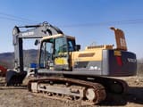 Volvo EC240LC crawler excavator, rear three-quarter view