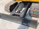 2022 Caterpillar 305.5 mini excavator front blade view