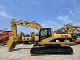 2021 Caterpillar 320CL crawler excavator, side view