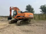 2008 Doosan DH225LC-7 crawler excavator, rear three-quarter view