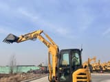 2025 SDLG ER655H Excavator showing the operator's cab with a person in a high-visibility vest inside.