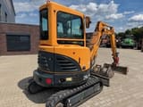 2018 Hyundai R25Z-9 mini excavator, rear three-quarter view