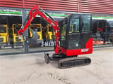 Mole M20F mini excavator, side view