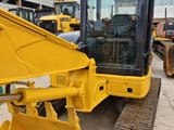 2018 Komatsu PC55MR-2 mini excavator, front three-quarter view