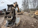 2017 Hyundai HX235 LCR crawler excavator, close-up of quick coupler attachment