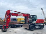 2004 O&K MH 6.6 wheel excavator, side view