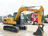 2023 XCMG XE75GA crawler excavator, side profile view