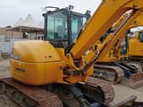 2023 Komatsu PC80MR-5 crawler excavator rear three-quarter view