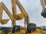 2019 Komatsu PC450-8 crawler excavator, front three-quarter view