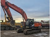2018 Hitachi ZX350LC-6 crawler excavator, side view