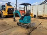 2017 Hitachi ZX17U mini excavator, rear three-quarter view