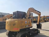 2024 Sany SY75C PRO mini excavator, rear three-quarter view