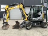 2023 Wacker Neuson EW65 wheel excavator side view