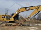 Caterpillar 320GC crawler excavator, side view