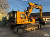 2019 Caterpillar 320 crawler excavator, rear three-quarter view