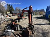 2015 Kubota U48-4 mini excavator, front three-quarter view