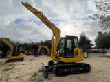 2022 Komatsu PC80MR-5 mini excavator, side profile view