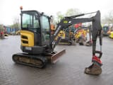 2019 Volvo ECR25D mini excavator, side view