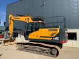 2020 Hyundai HX220L crawler excavator, side view