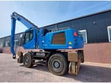 2017 Liebherr LH50M material handler, rear three-quarter view