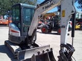2017 Bobcat E26 crawler excavator, front three-quarter view