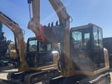 2024 Caterpillar 306E2 mini excavator front three-quarter view