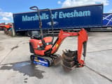 2015 Kubota 008-3 mini excavator, side view