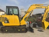 2024 Komatsu PC56-7 mini excavator, side view