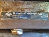 New Holland E485 swing bearing identification plate