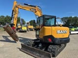 2024 Sany SY 80U crawler excavator, rear three-quarter view