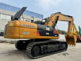 2023 Caterpillar 336D2 crawler excavator, rear three-quarter view