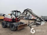 2018 Takeuchi TB295W wheel excavator, side view