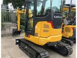 2025 LiuGong 9027FZTS Mini Excavator with a black rubber track undercarriage and a yellow boom and arm.