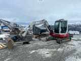 2017 Takeuchi TB153FR mini excavator side view