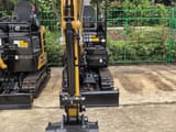 Sany SY16C mini excavator, front view