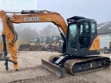 2023 CASE CX85D SR mini excavator, side profile view