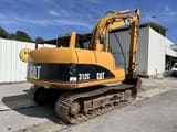 2007 Caterpillar 312C crawler excavator, rear three-quarter view