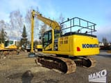 2016 Komatsu PC210LC-10 crawler excavator, rear three-quarter view