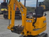 2015 JCB 8008 CTS mini excavator, front three-quarter view